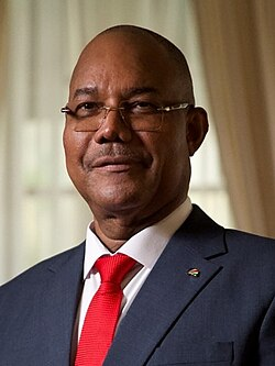Portrait of the President of the Republic of Seychelles